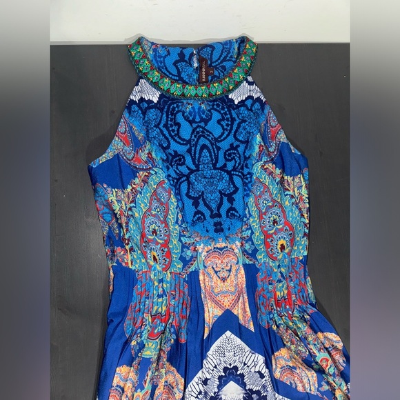 Anthropologie Ranna Gill Boteh Maxi Dress Paisley - Picture 6 of 10